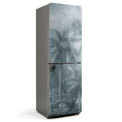 Magnet na ledničku Tropická krajina s palmami