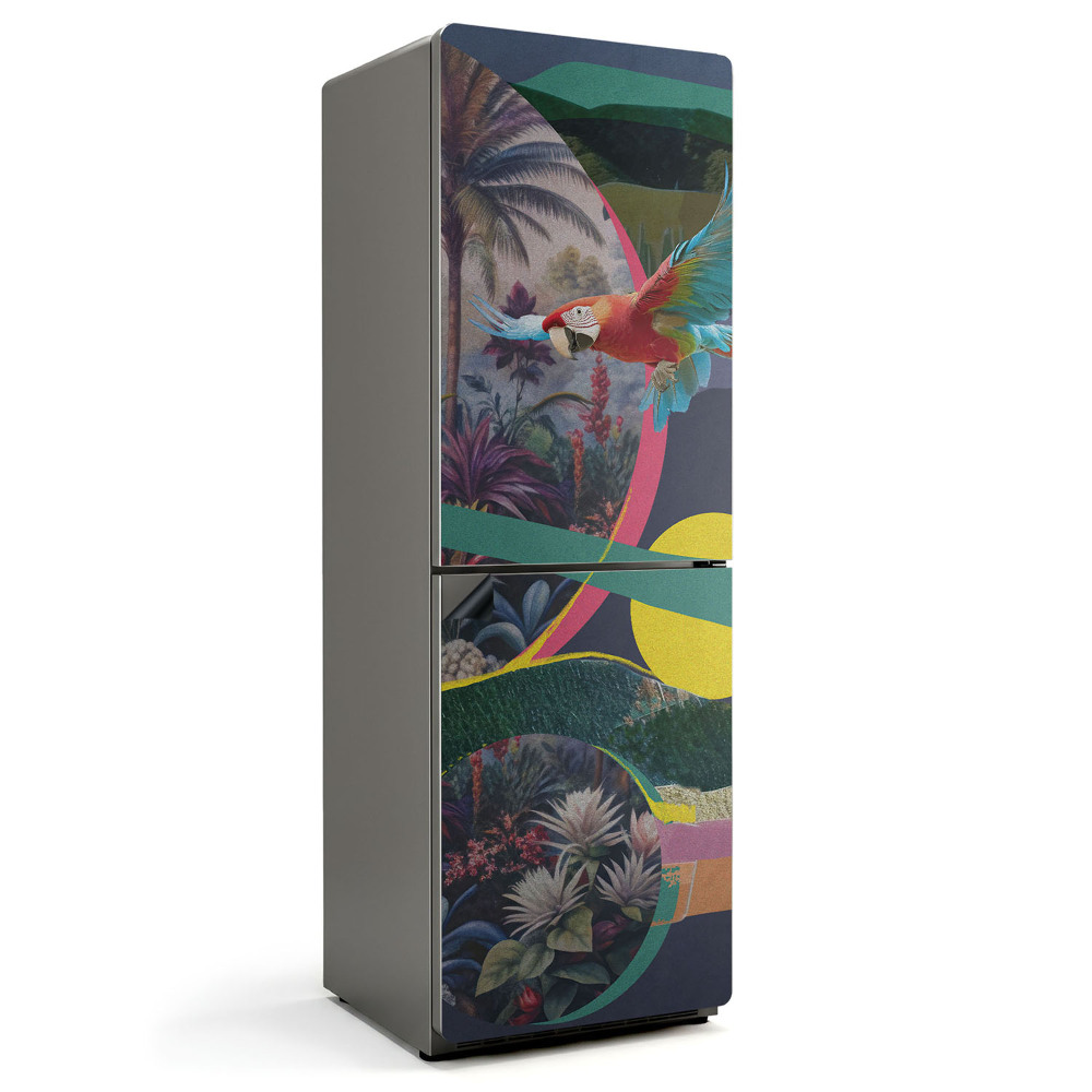 Magnet na ledničku Motiv tropického papouška