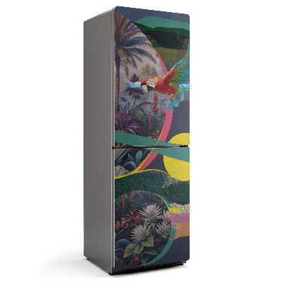 Magnet na ledničku Motiv tropického papouška