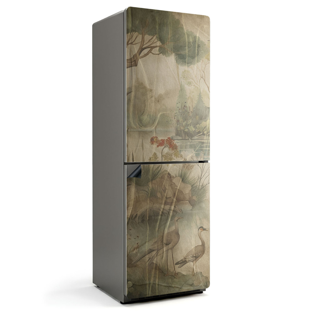 Magnet na ledničku Krajina v harmonii s ptáky