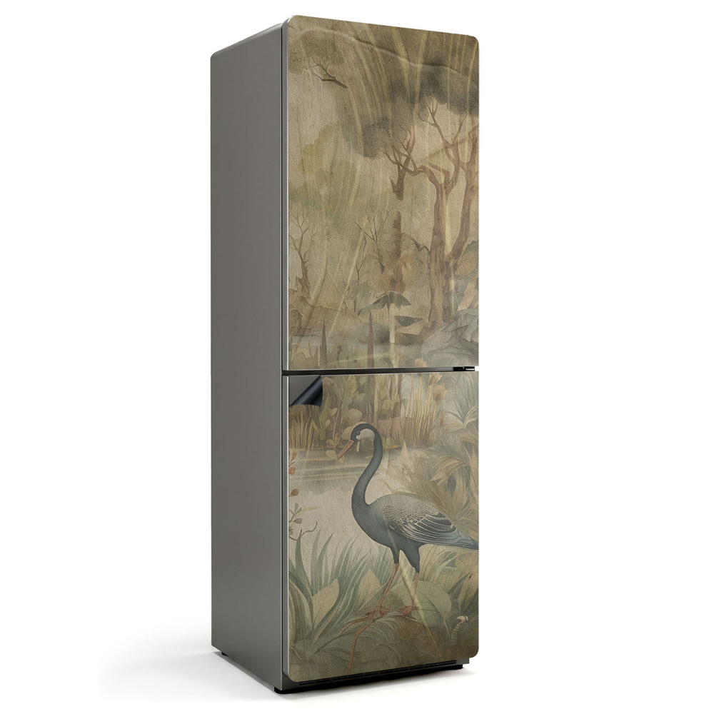 Magnet na ledničku Ptačí motiv v divokém prostředí