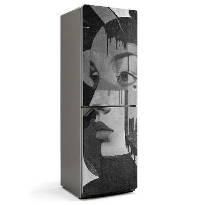 Magnet na ledničku Abstraktní obraz dámy