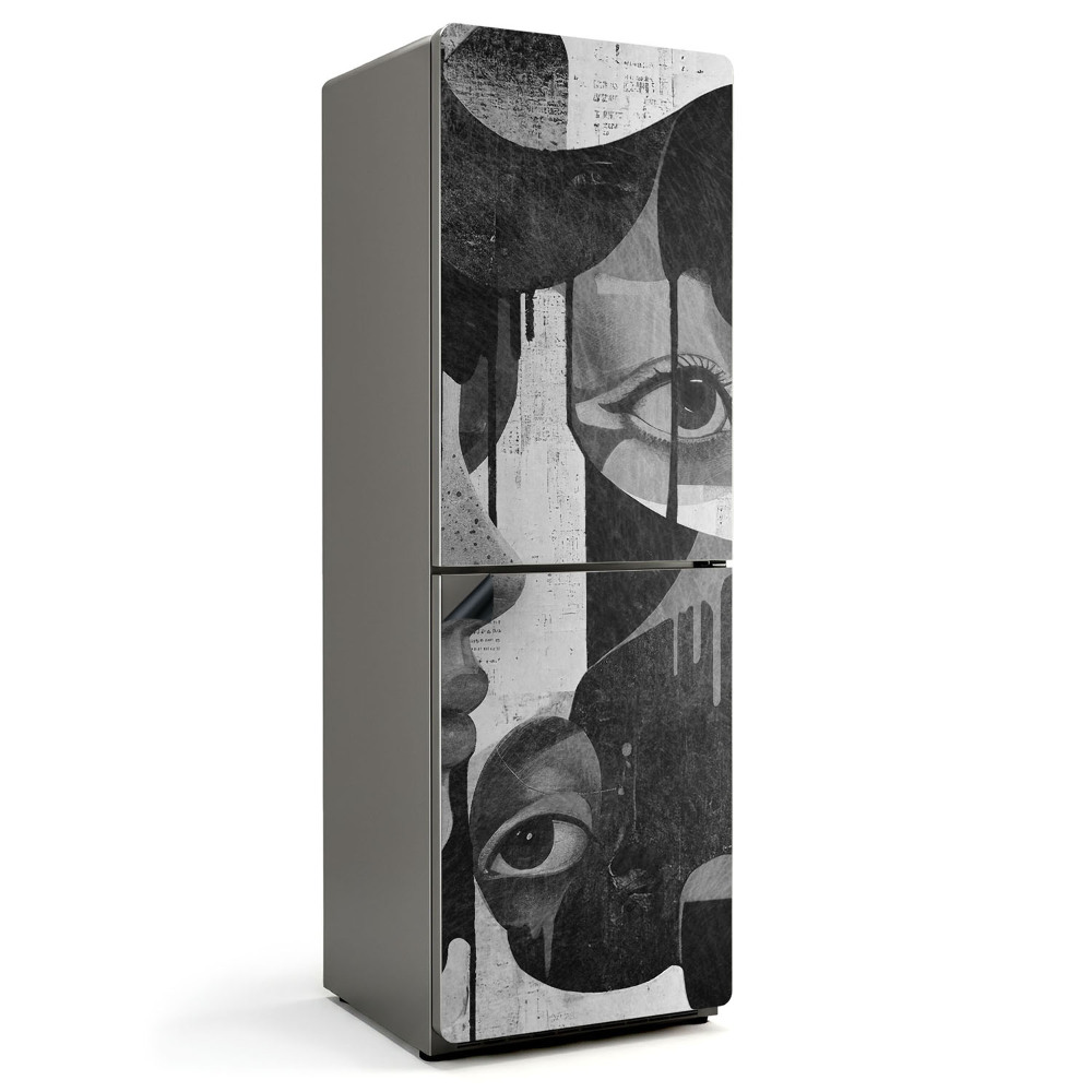 Magnet na ledničku Ženské obrazy v abstrakci