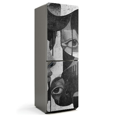 Magnet na ledničku Ženské obrazy v abstrakci