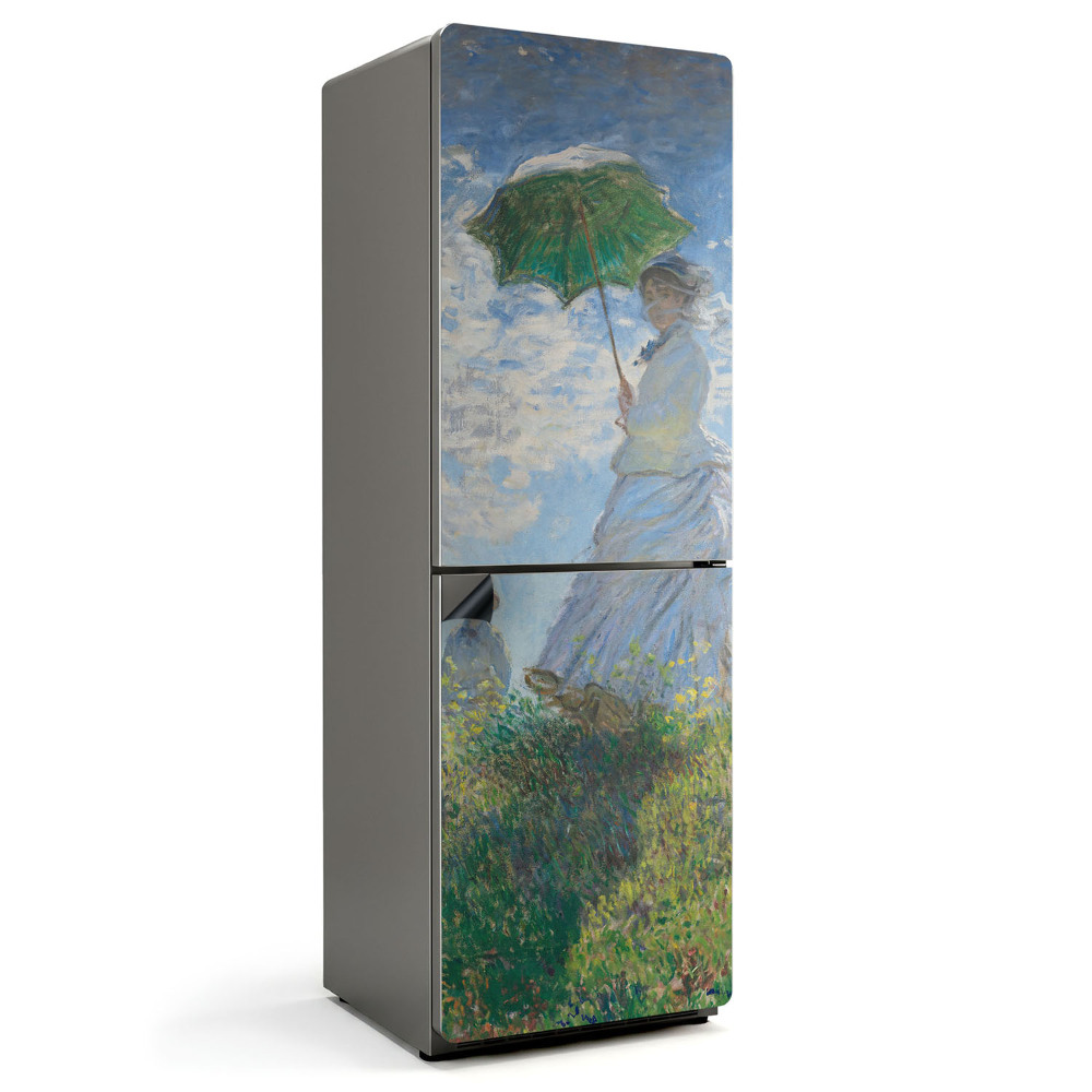 Magnet na ledničku Žena s deštníkem