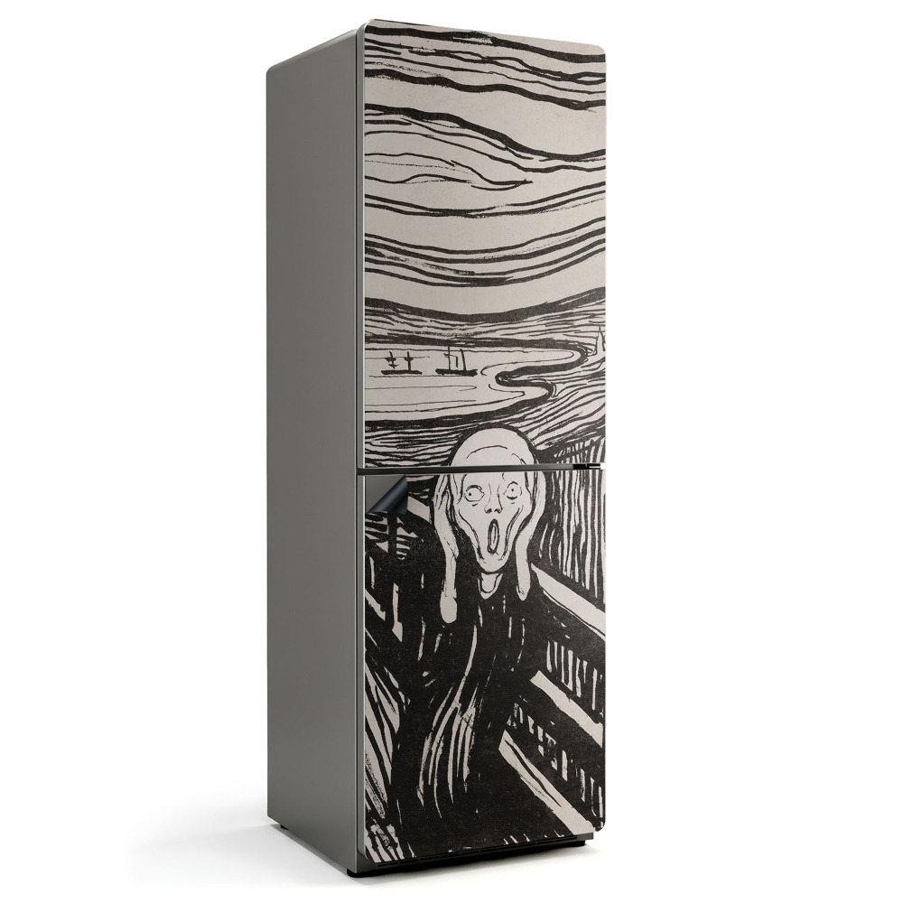 Magnet na ledničku Výkřik od Edvarda Muncha