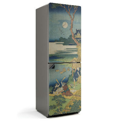 Magnet na ledničku Japonský dřevorytový vzor