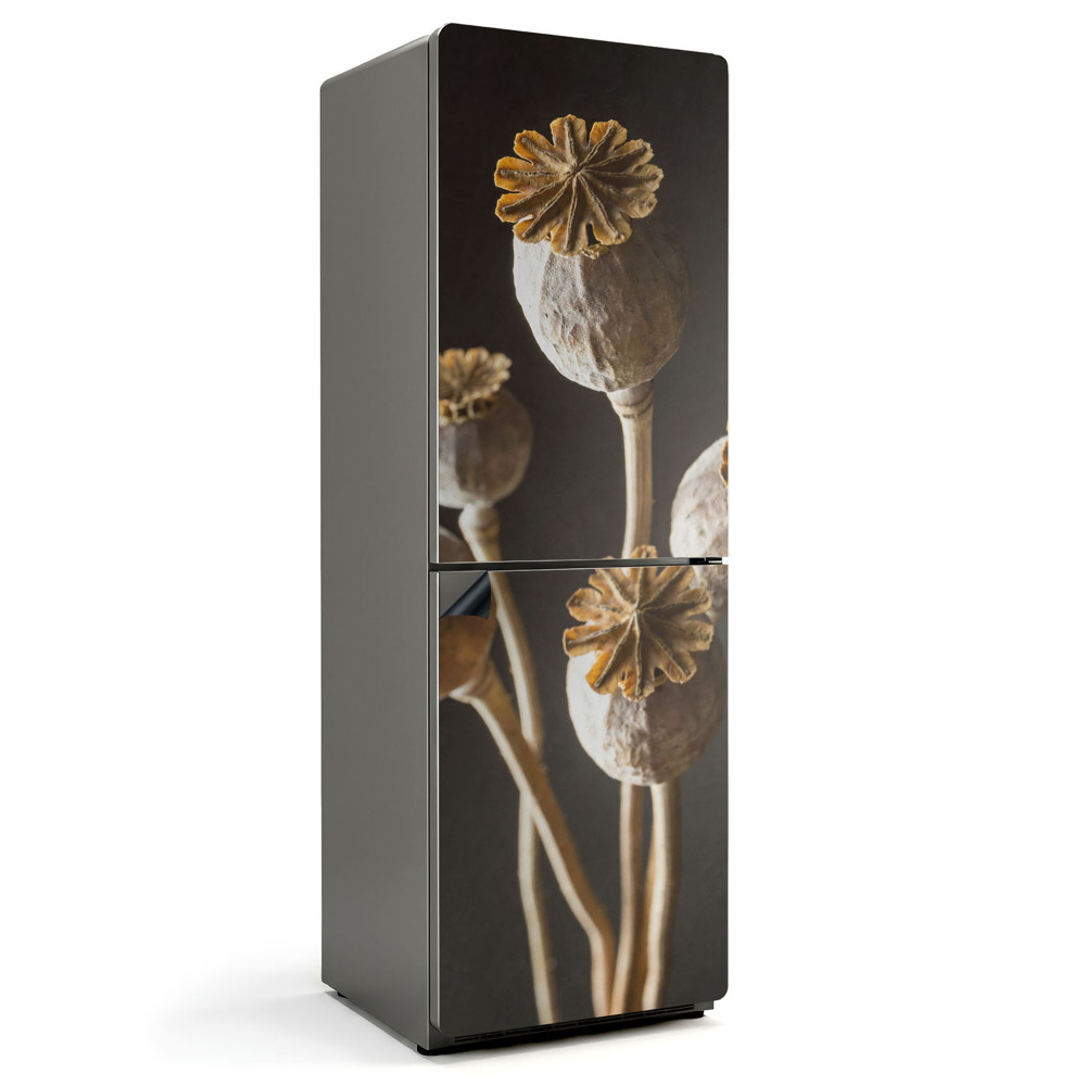 Magnet na ledničku Květy máků ve váze