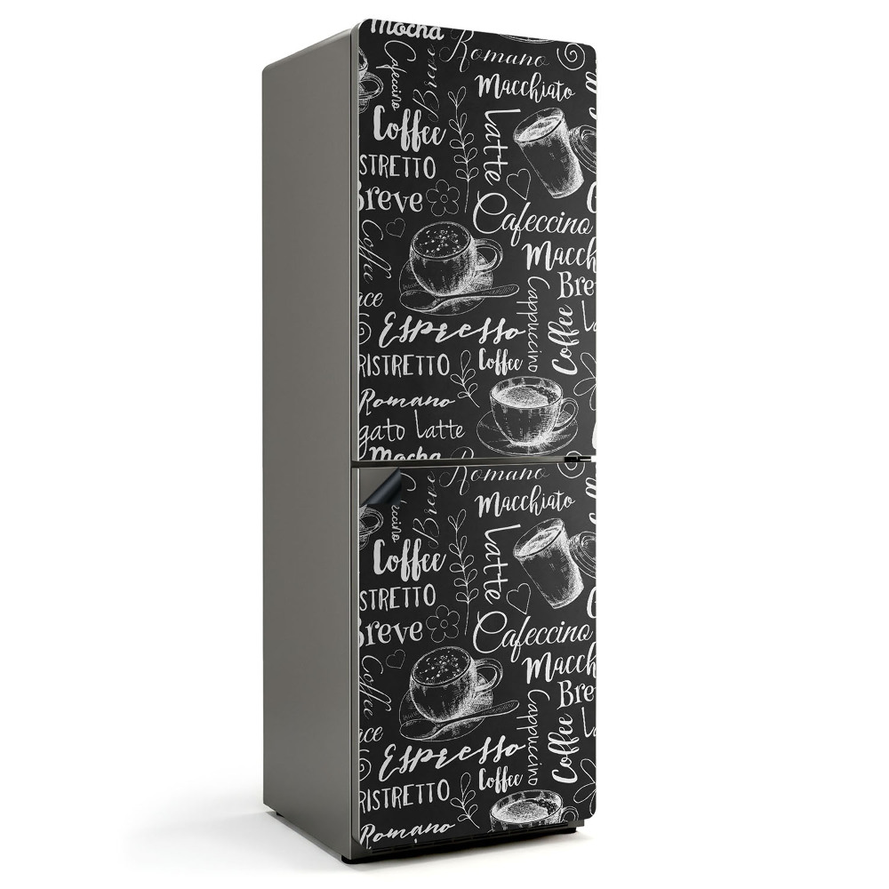 Magnet na ledničku Kávové hrnky v unikátním designu