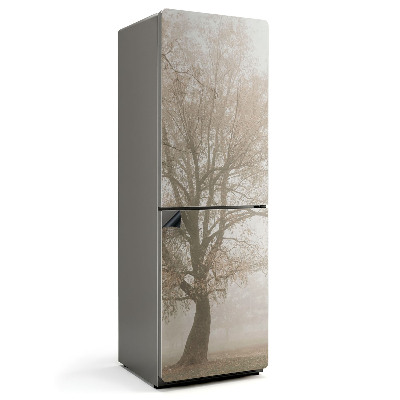 Magnet na ledničku Mlžná krajina se stromem