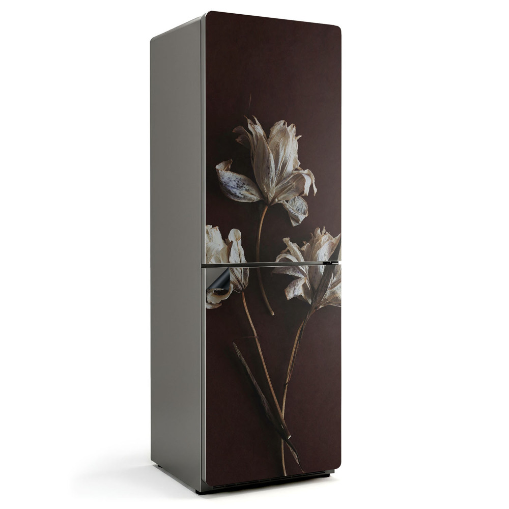 Magnet na ledničku Květinové detaily v sušené formě