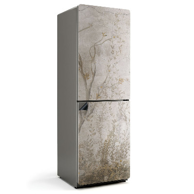 Magnet na ledničku Rostlinný vzor s větvemi