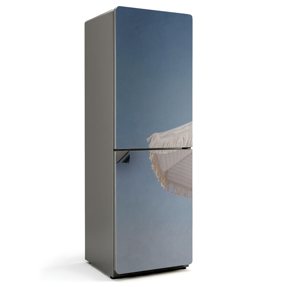 Magnet na ledničku Deštník na modrém pozadí