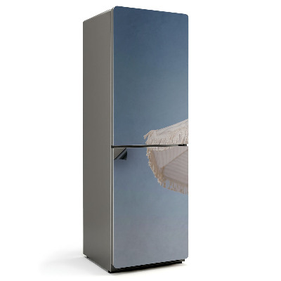 Magnet na ledničku Deštník na modrém pozadí