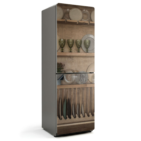 Magnet na ledničku Elegantní kompozice pokrmů