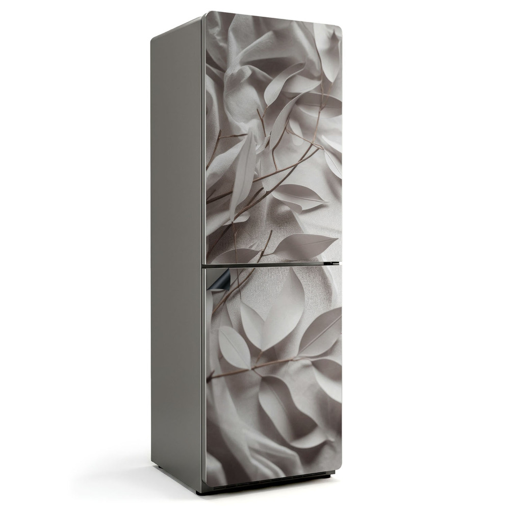 Magnet na ledničku Papírové listy s jemným vzorem