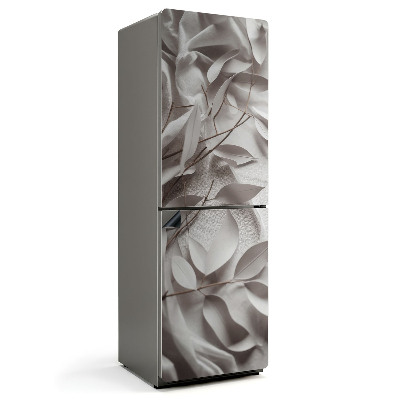 Magnet na ledničku Papírové listy s jemným vzorem