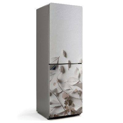 Magnet na ledničku Jemné motivy listů a květin