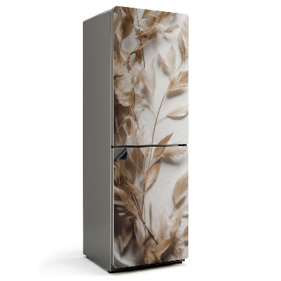 Magnet na ledničku Jemný listový vzor