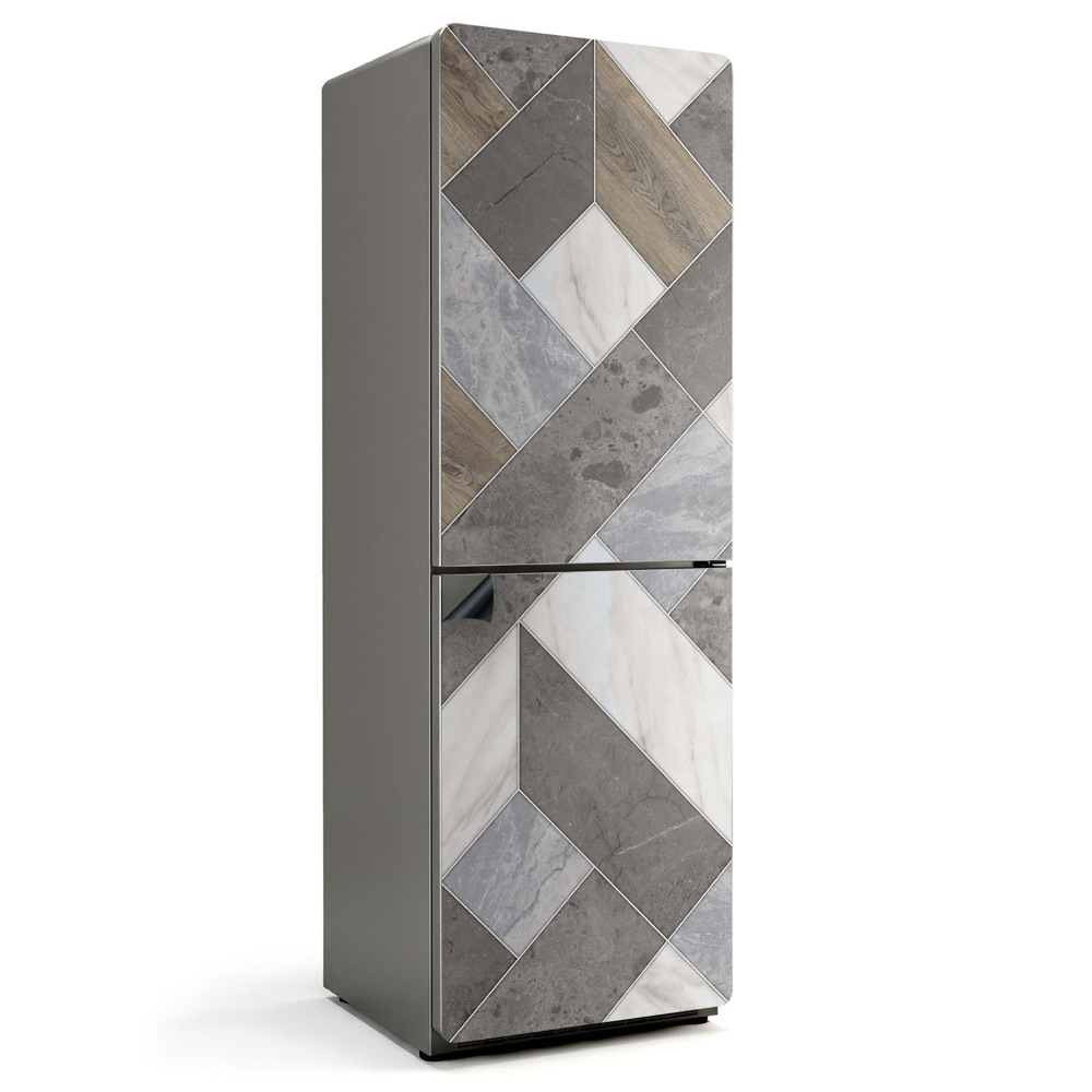 Magnet na ledničku Geometrické dlaždicové motivy