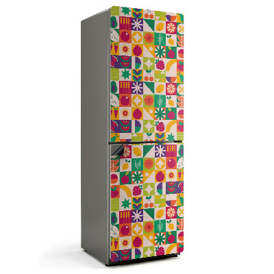 Magnet na ledničku Ovocný motiv v intenzivních barvách