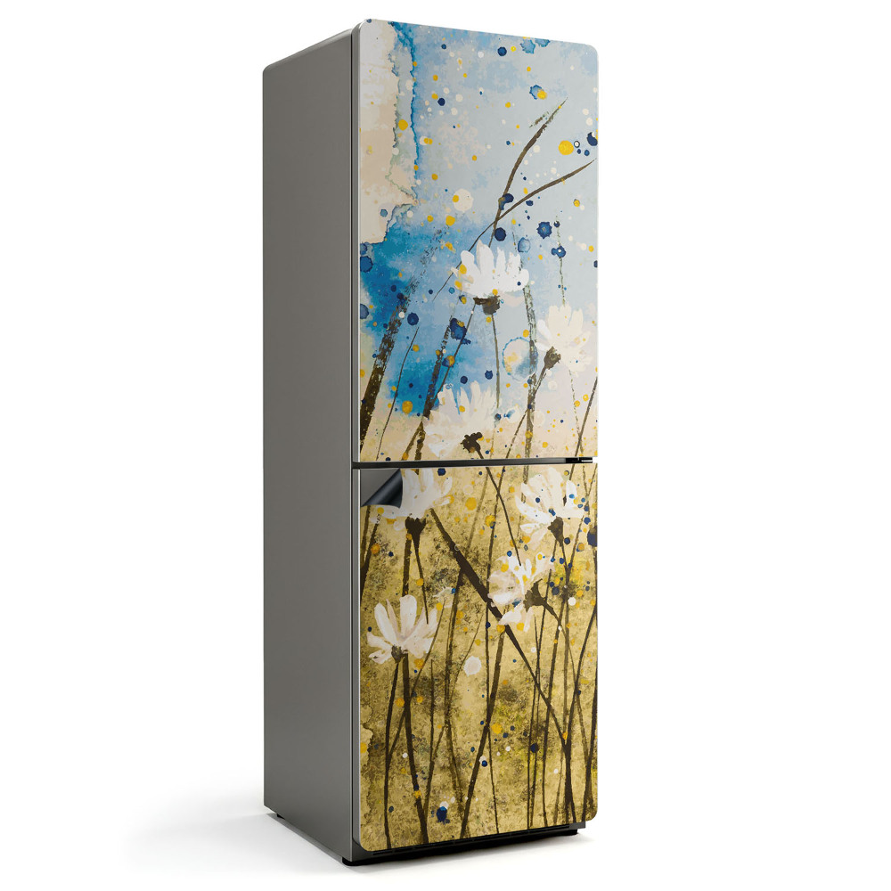 Magnet na ledničku Květinové kouzlo akvarelové louky