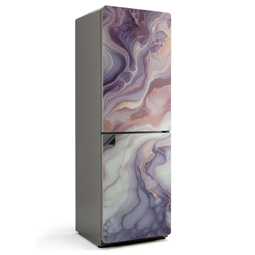 Magnet na ledničku tekutý abstraktní motiv