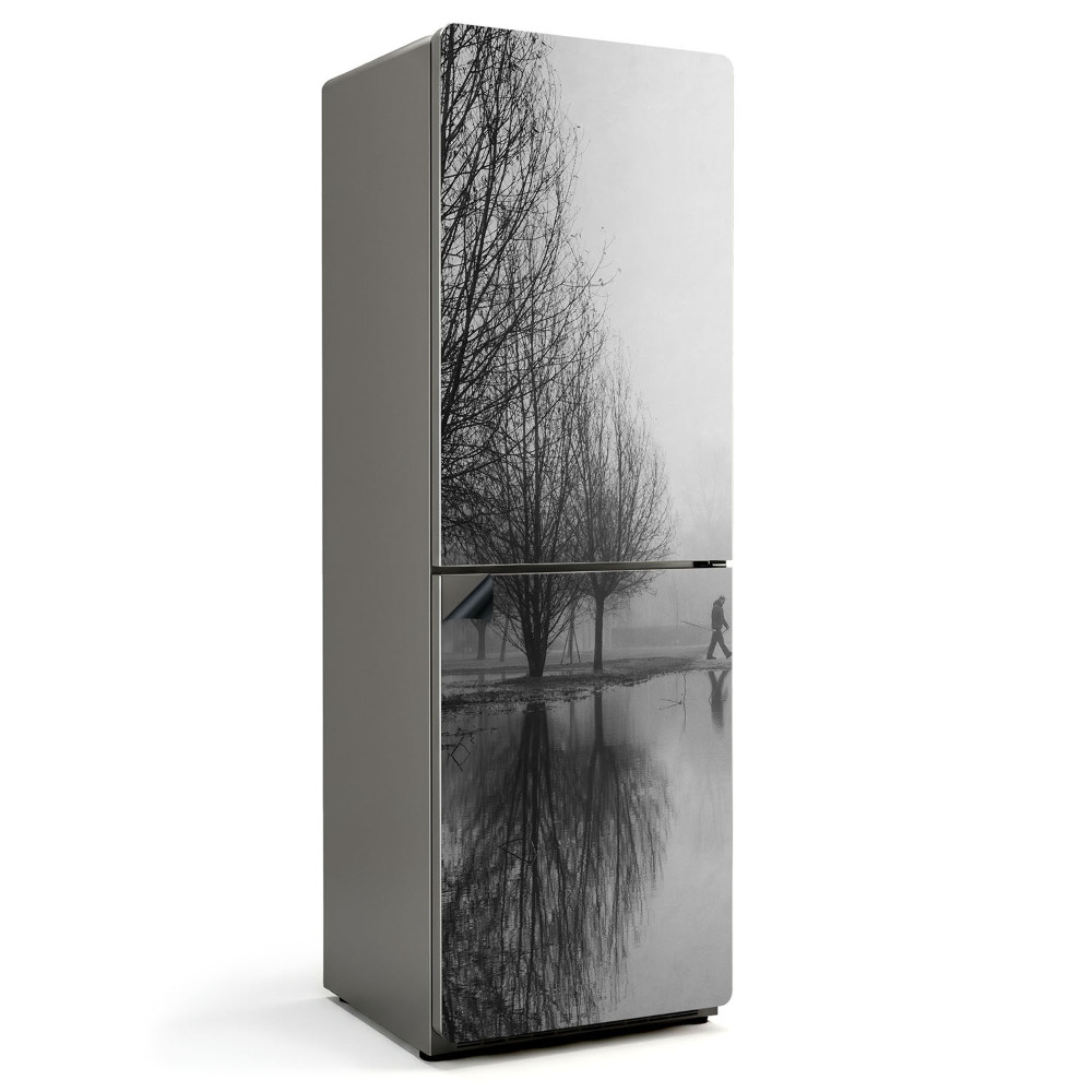 Magnet na ledničku Nostalgická ranní procházka parkem