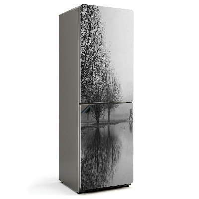 Magnet na ledničku Nostalgická ranní procházka parkem