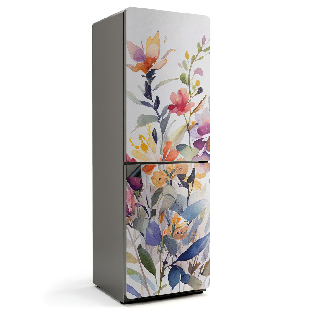 Magnet na ledničku Květinový motiv ve stylu akvarelu