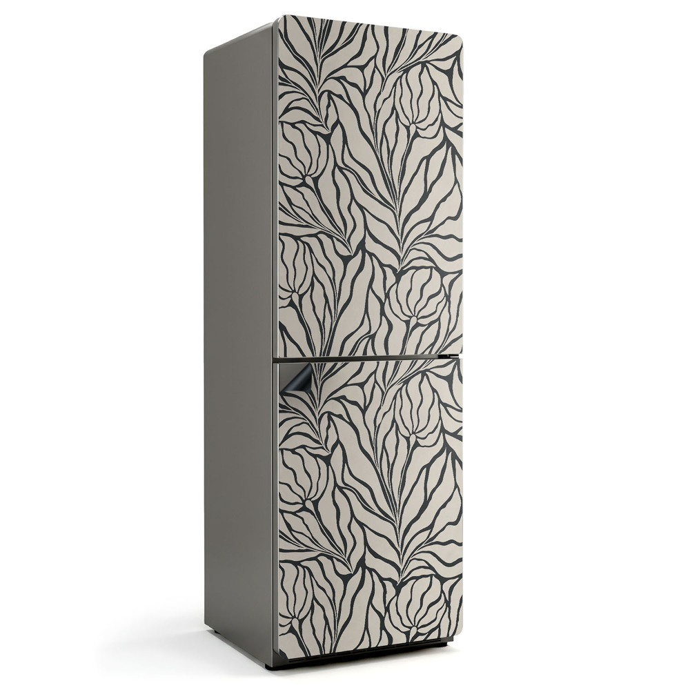 Magnet na ledničku Listový vzor ve vlnitém rytmu