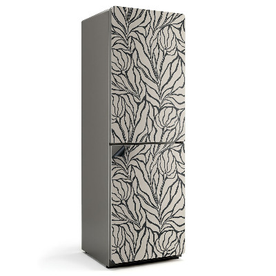 Magnet na ledničku Listový vzor ve vlnitém rytmu