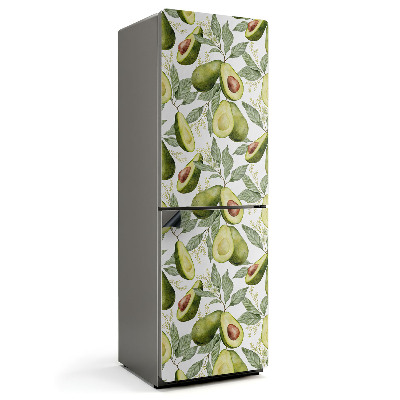 Magnet na ledničku Avokádo mezi zelenými listy