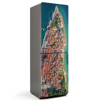 Magnet na ledničku Pohled na poloostrov z ptačí perspektivy