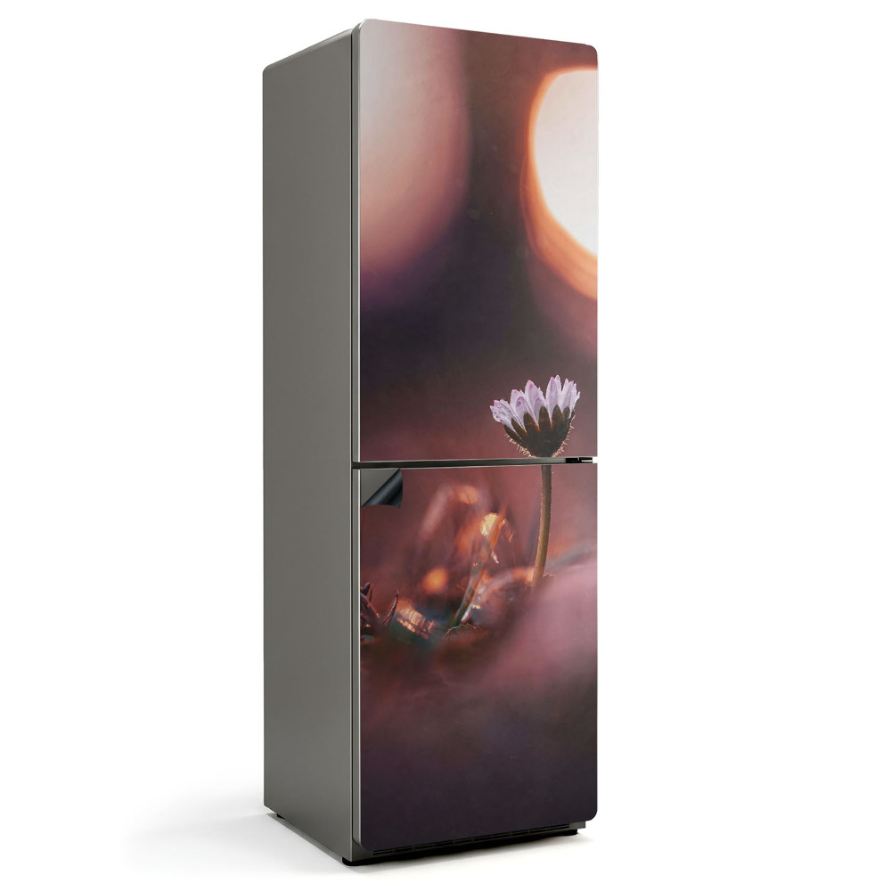 Magnet na ledničku Ranní květina v jemném stylu