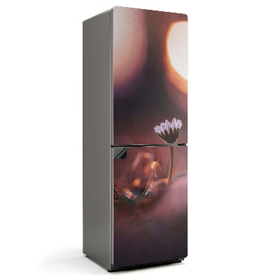 Magnet na ledničku Ranní květina v jemném stylu