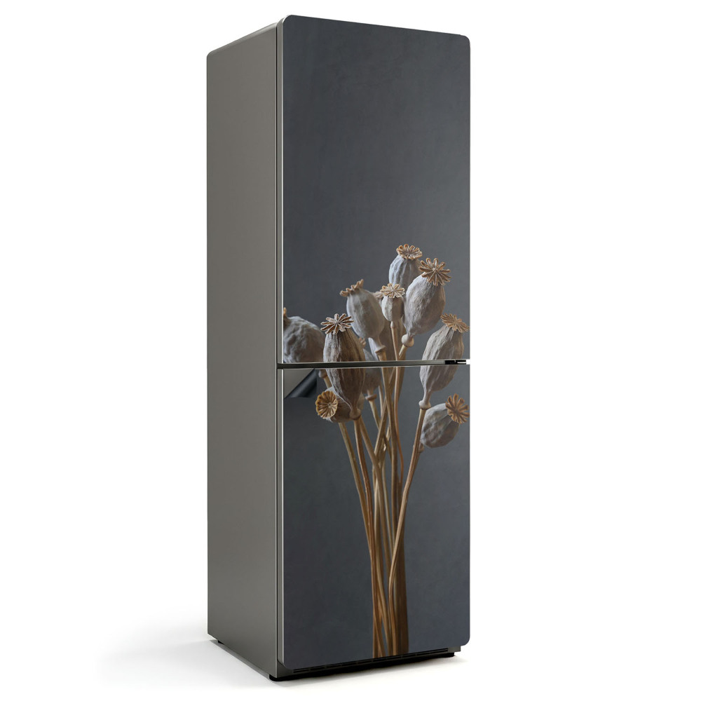 Magnet na ledničku Květinové aranžmá ze suchých máků