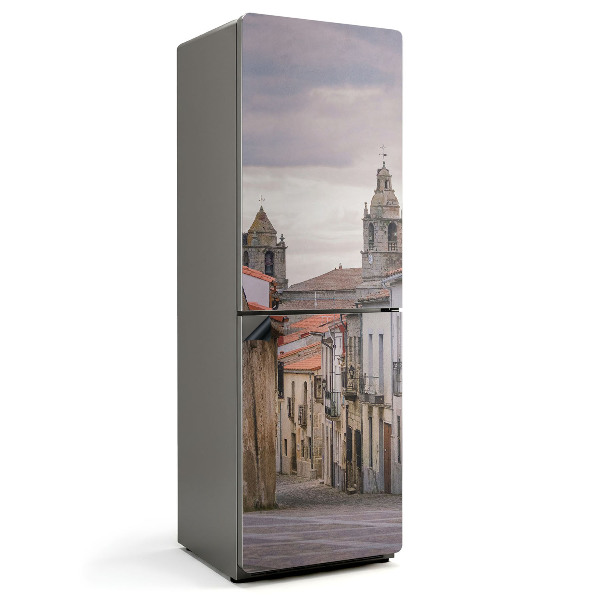 Magnet na ledničku Malebná ulička ve městě