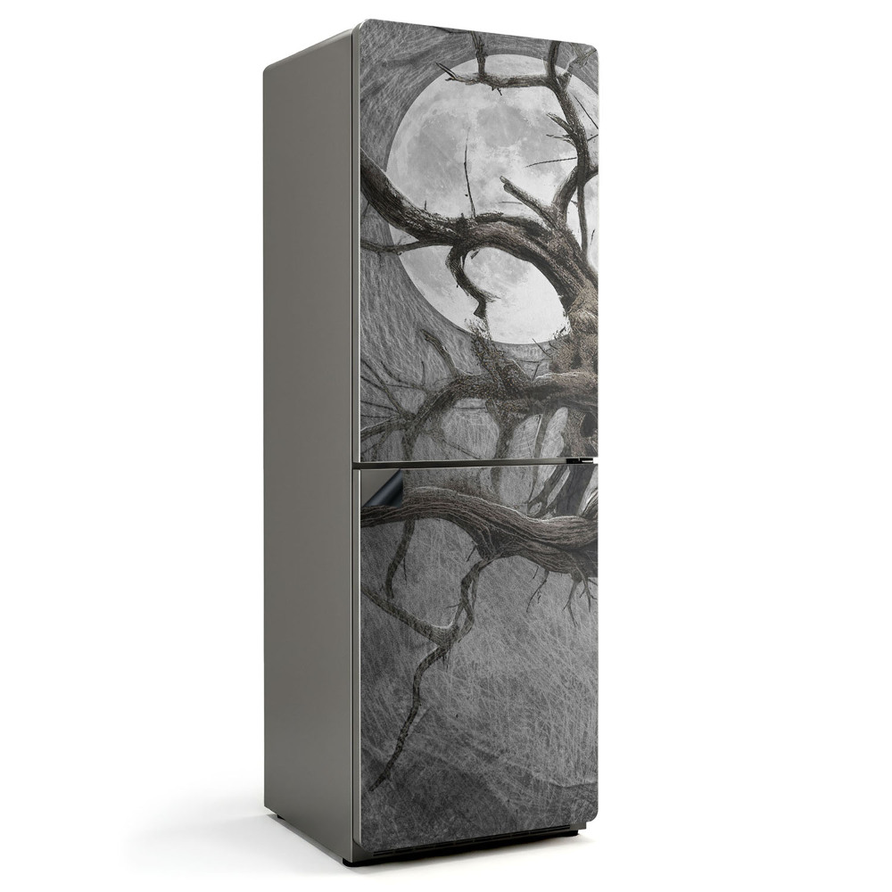 Magnet na ledničku Zkroucený les s tajemným měsícem