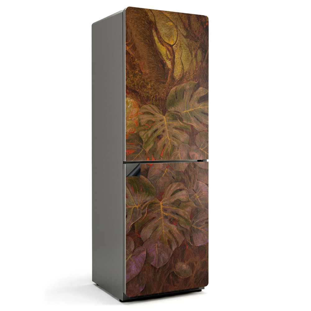 Magnet na ledničku Zelená džungle v detailu