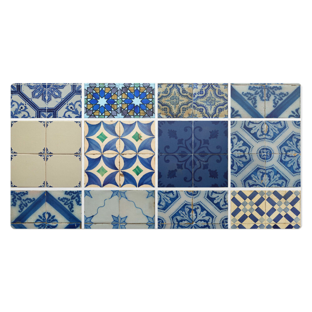 Pracovní podložka na stůl Dlaždice v retro stylu