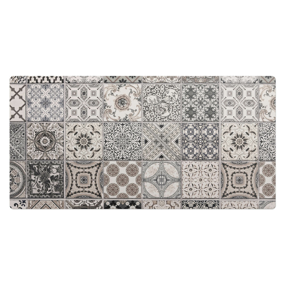 Pracovní podložka na stůl Dlaždice v retro stylu