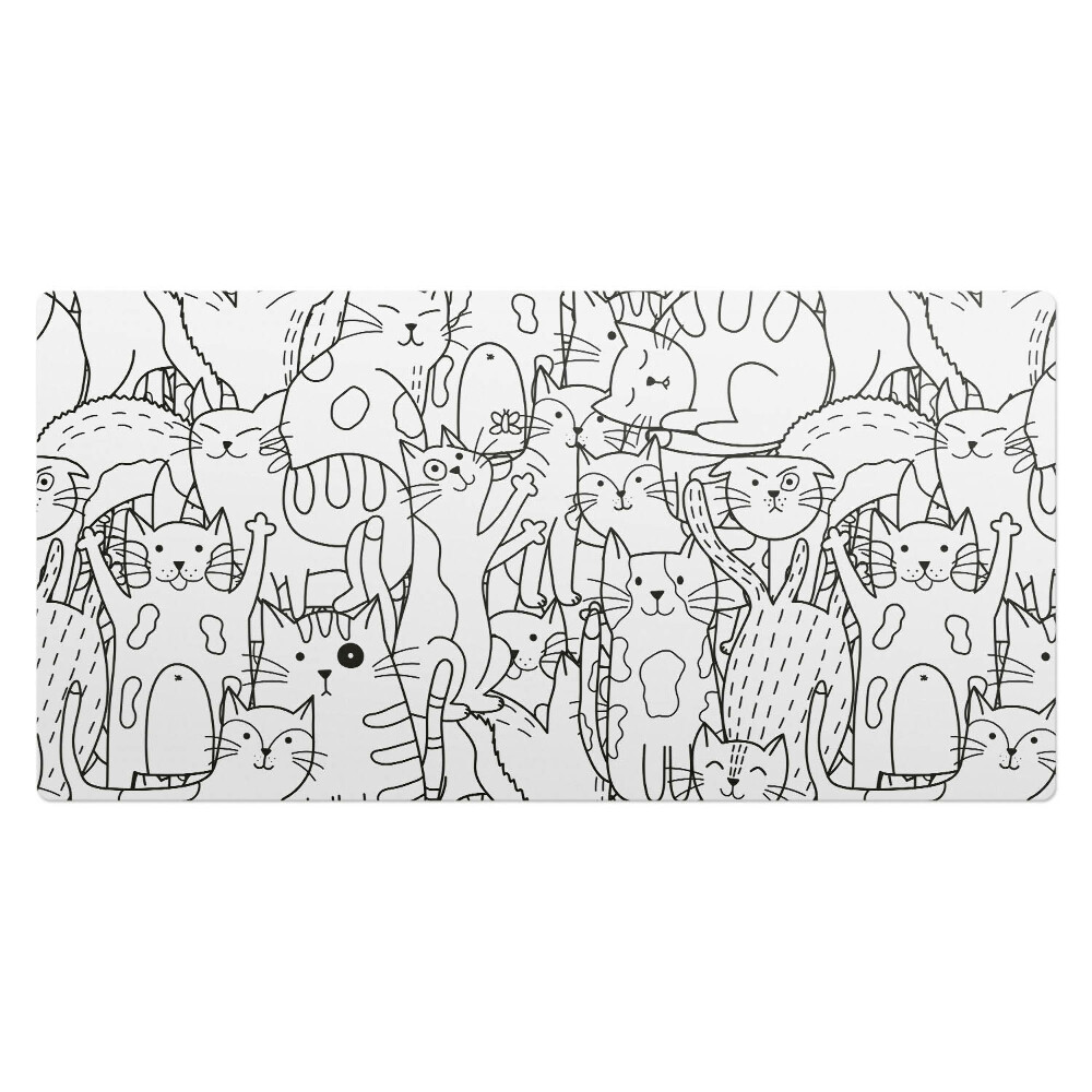 Pracovní podložka na stůl Kreslení koček