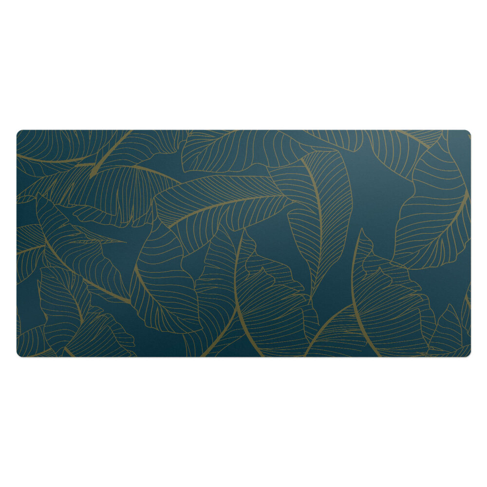 Pracovní podložka na stůl Listy na tmavém pozadí