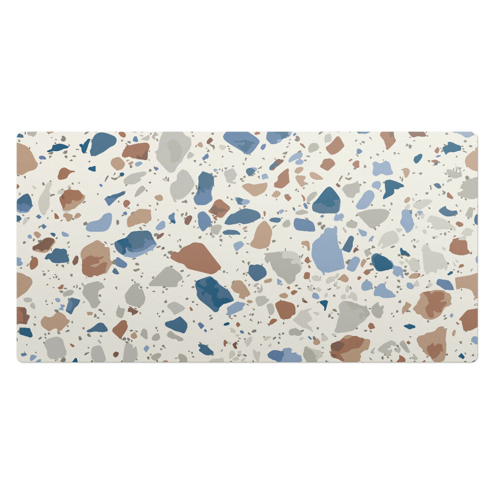 Pracovní podložka na stůl Terrazzo v pastelových barvách