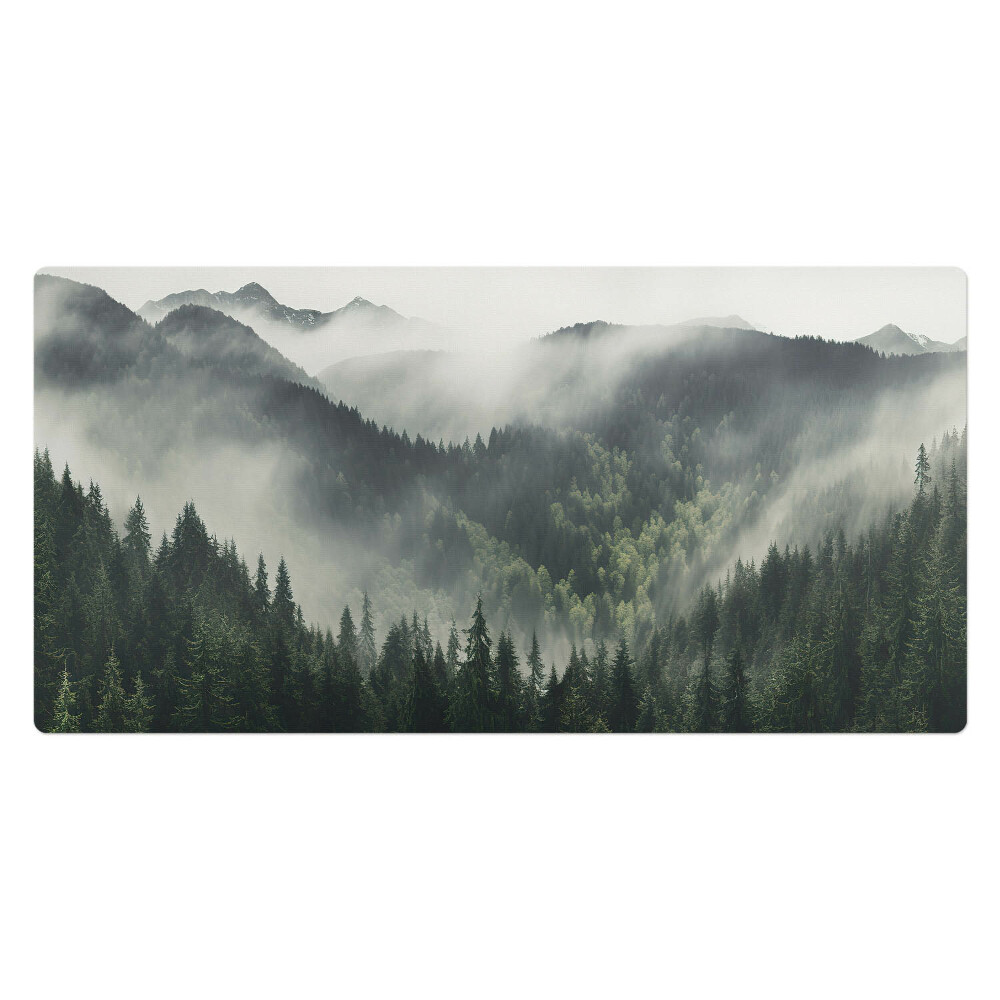 Pracovní podložka na stůl Mlha nad lesem