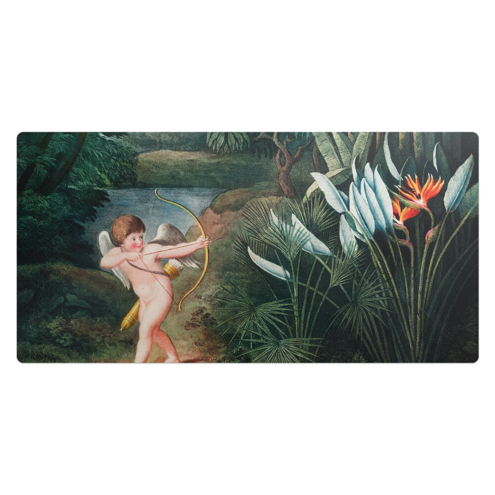 Podložka na stůl dětská Amor mezi květinami