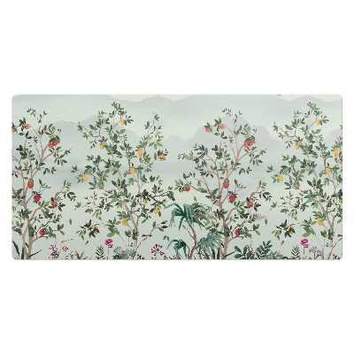 Pracovní podložka na stůl Exotické ptáky mezi stromy