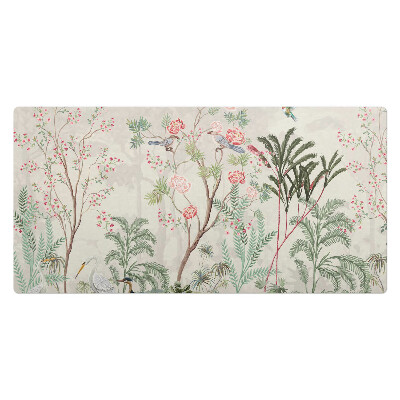 Podložka na stůl Exotické ptáky a květiny