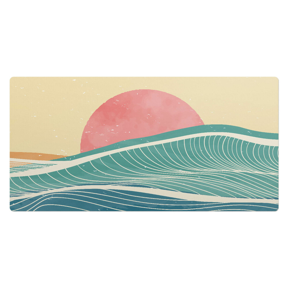 Podložka na stůl Vlny a západ slunce